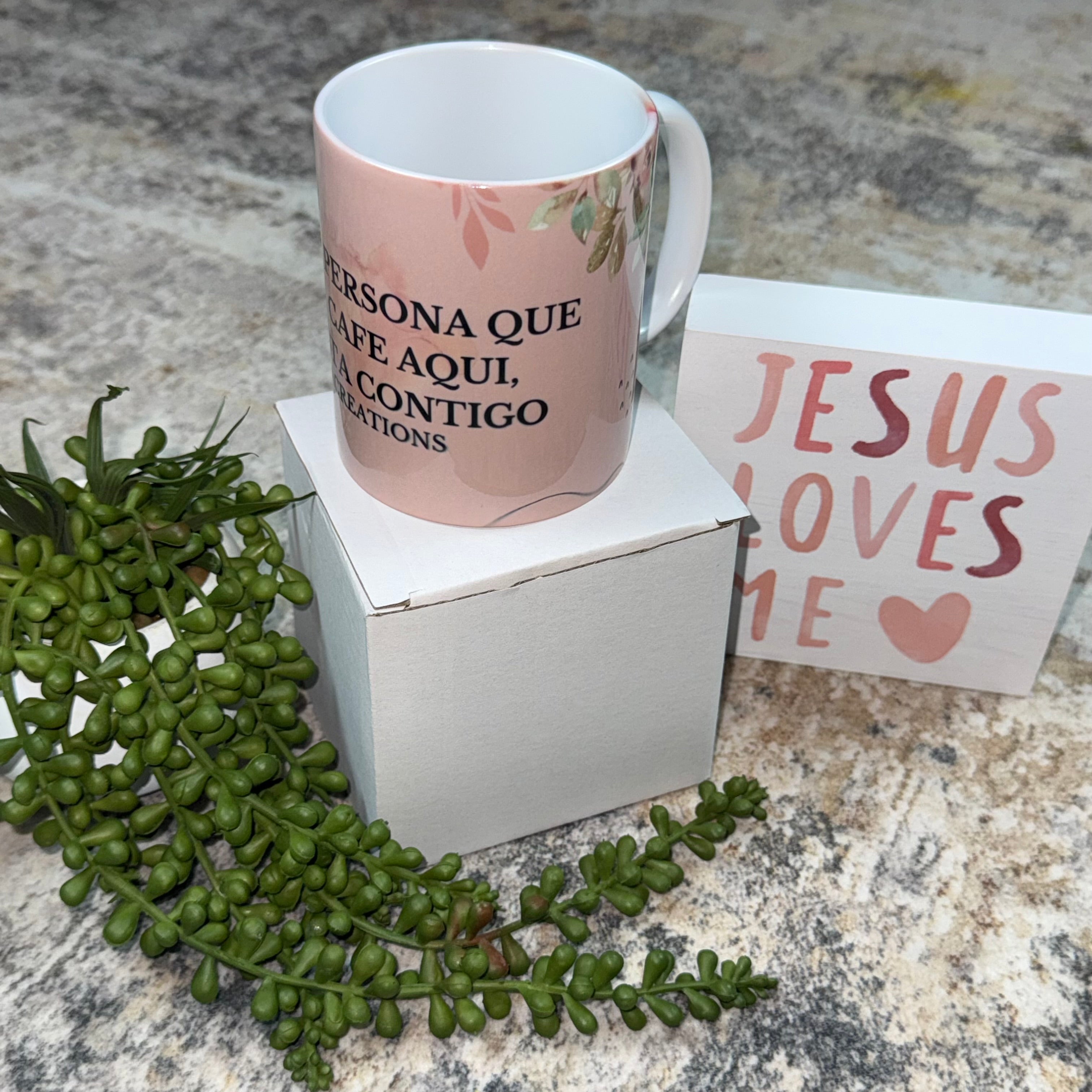 Taza Dios está contigo