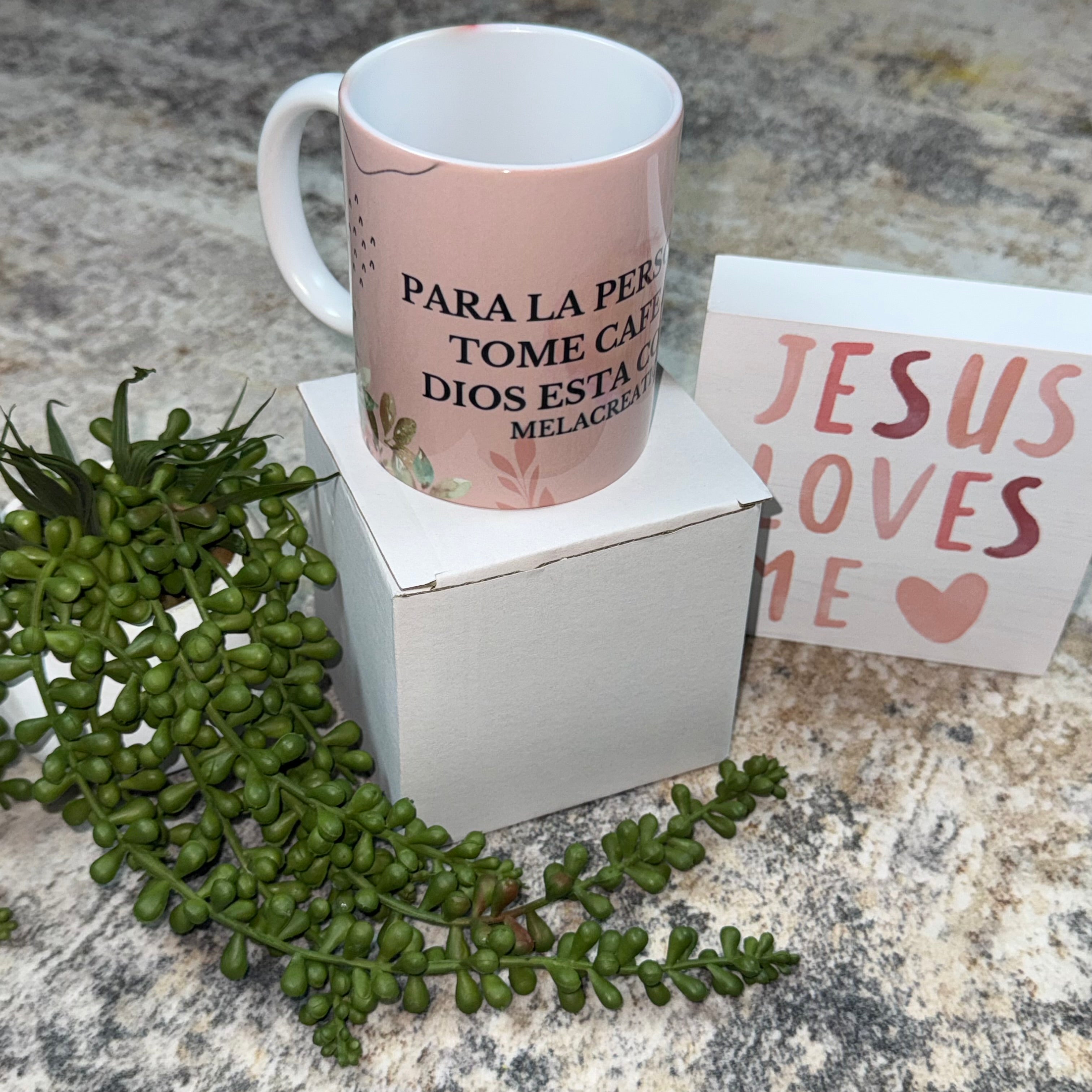 Taza Dios está contigo